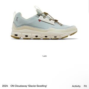 On Cloudaway Sneakers in ‘Glacier & Seedling’ Color - Size 6.5